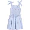 Mini Bluebell Dress in Blue & White Stripes - Dresses - 1 - thumbnail