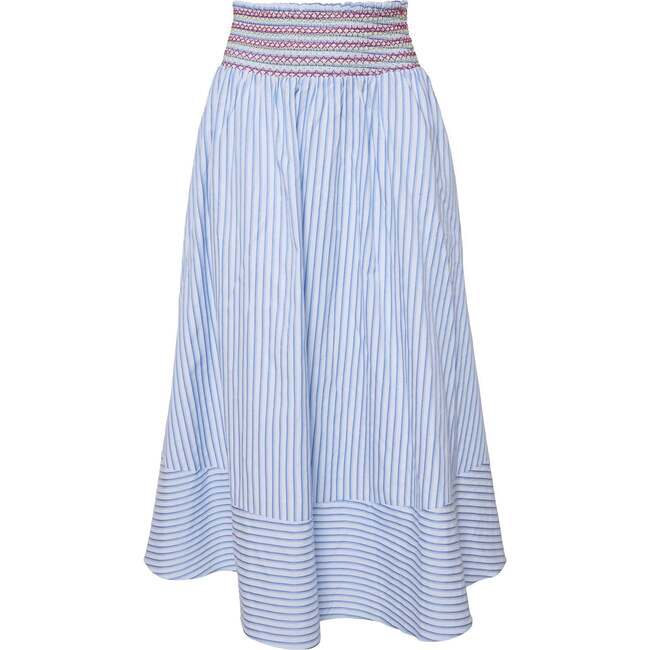 Bluebell Skirt in Blue & White Stripes