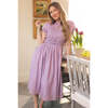 Marcell Dress in Purple Polka Dot - Dresses - 1 - thumbnail