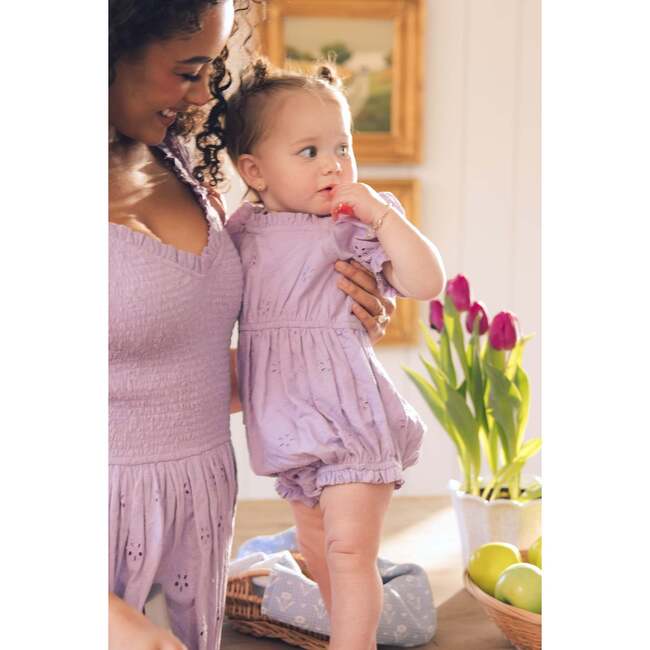 Baby Emmi Romper in Lilac - Rompers - 3