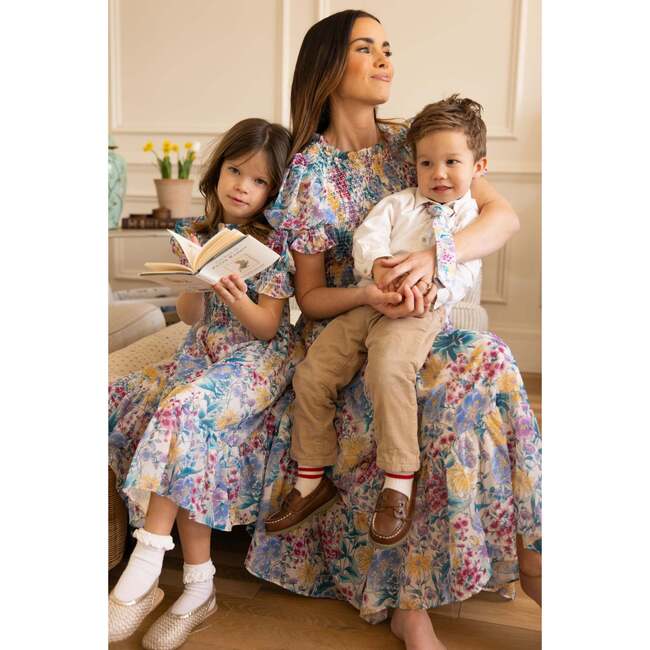 Cordelia Dress in Pretty Plumeria