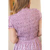 Marcell Dress in Purple Polka Dot - Dresses - 4