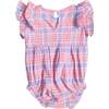 Baby Ana Romper in Blossom Plaid - Rompers - 5