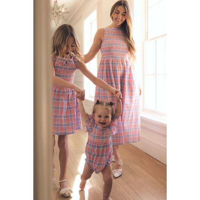 Baby Ana Romper in Blossom Plaid - Rompers - 6
