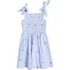 Mini Bluebell Dress in Blue & White Stripes - Dresses - 6 - thumbnail