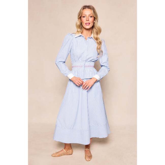 Bluebell Top in Blue & White Stripes - Blouses - 8