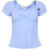 Lily Top in Blue - Blouses - 1 - thumbnail