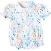 Baby Sophia Romper in Blue Bouquet - Rompers - 1 - thumbnail