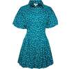 Cody Dress in Deep Teal Polka Dot - Dresses - 1 - thumbnail