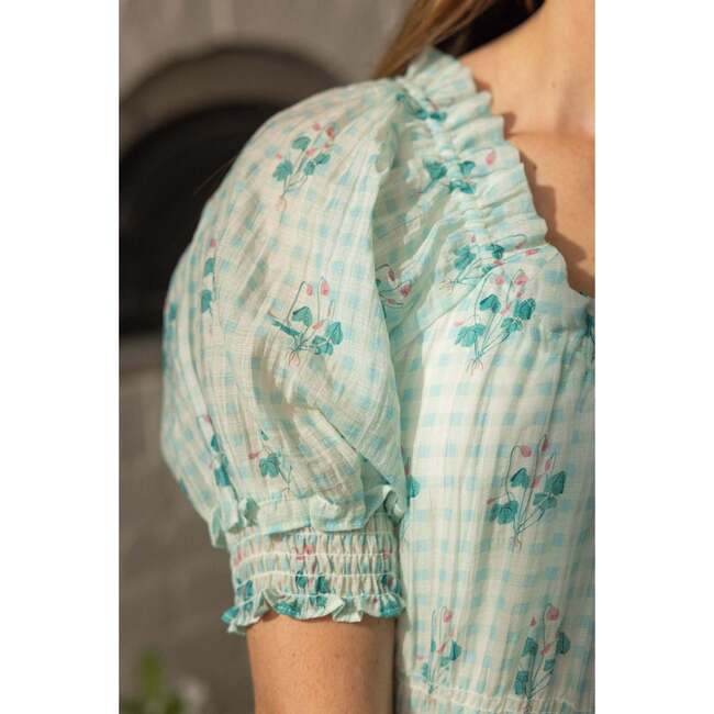 Jessie Dress in Bloom Gingham - Dresses - 7