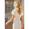 Zella Bow Dress in Ivory - Dresses - 3