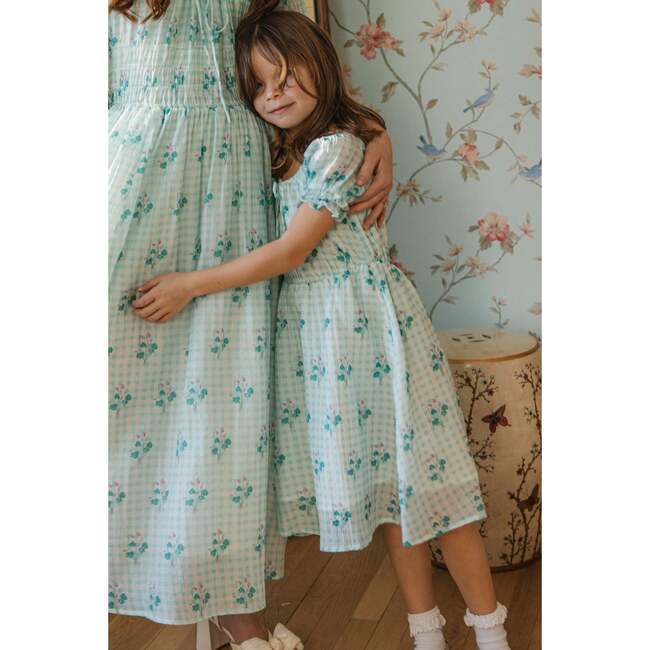 Mini Jessie Dress in Bloom Gingham - Dresses - 4