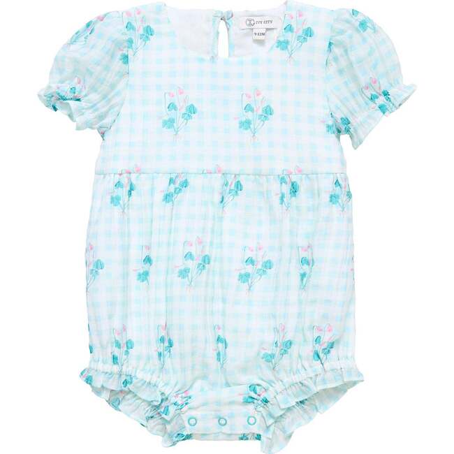 Baby Jessie Romper in Bloom Gingham