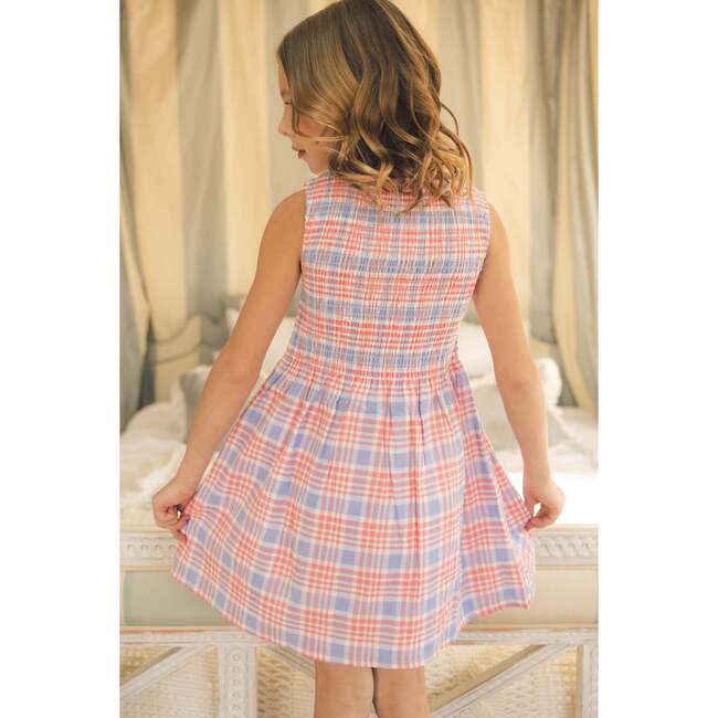 Mini Ana Dress in Blossom Plaid