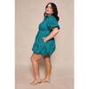 Cody Dress in Deep Teal Polka Dot - Dresses - 3