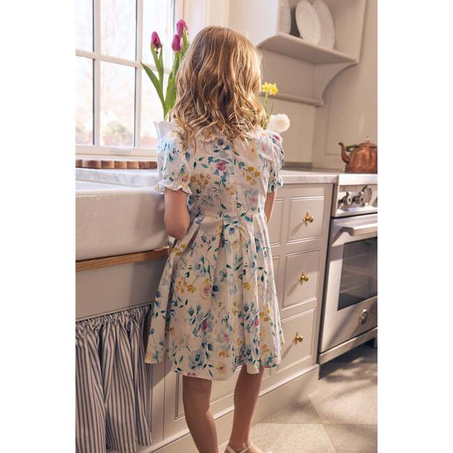 Mini Sophia Dress in Blue Bouquet - Dresses - 3