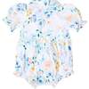 Baby Sophia Romper in Blue Bouquet - Rompers - 6