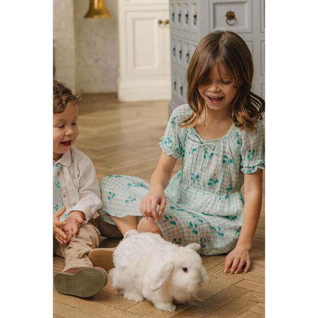 Mini Jessie Dress in Bloom Gingham - Dresses - 9