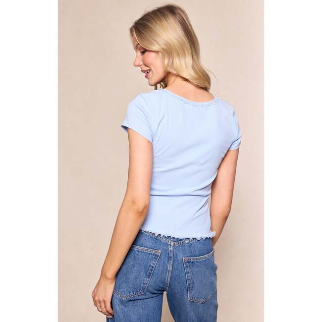 Lily Top in Blue - Blouses - 5