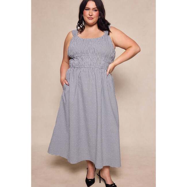 Bowen Dress in Black Diamonte Gingham - Dresses - 5