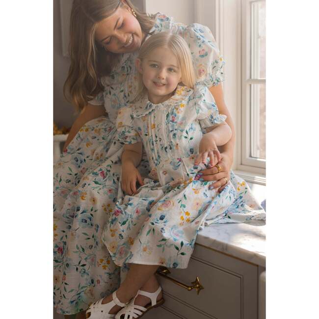 Mini Sophia Dress in Blue Bouquet - Dresses - 5