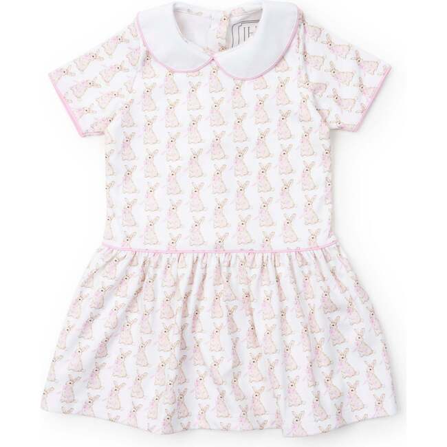 Libby Girls' Dress - Easter Bunnies Pink