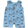 Boy's Sleeveless Romper Retro America - Rompers - 1 - thumbnail