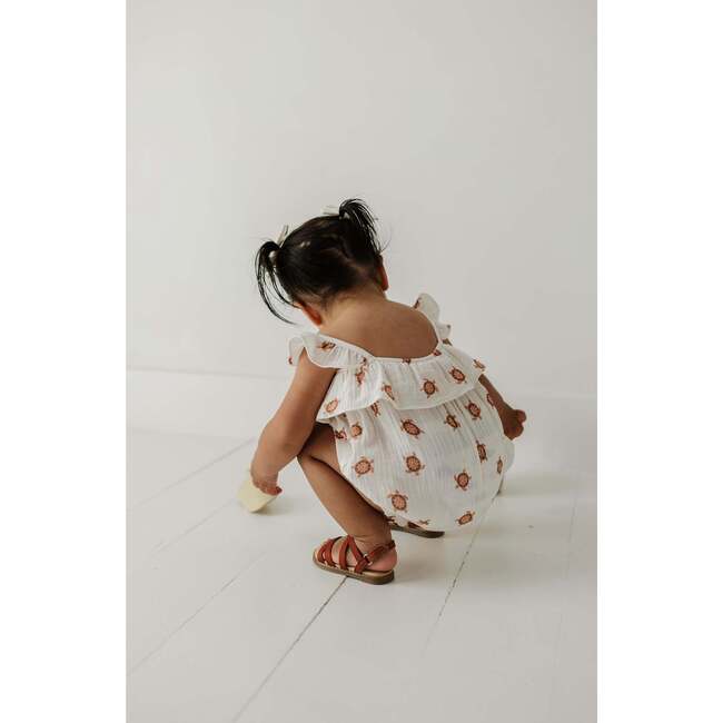 Gauze Bubble Romper Harbor Blue - Rompers - 3