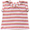 Roll Sleeve Top Tropical Stripe - T-Shirts - 1 - thumbnail