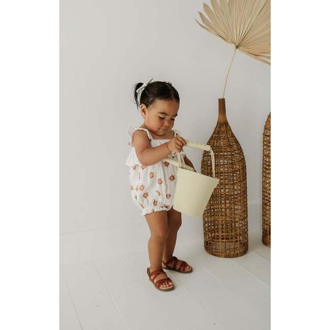 Gauze Bubble Romper Harbor Blue - Rompers - 6