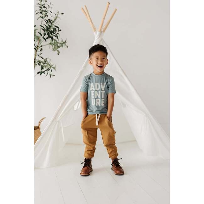 Boy's Short Sleeve Tee Born for Adventure - T-Shirts - 5