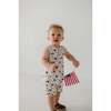 Boy's Sleeveless Romper Retro America - Rompers - 5