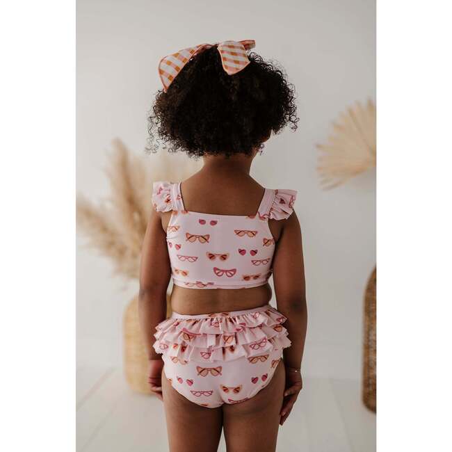 Girl's Two-Piece Swim Set Retro Shades - Two Pieces - 6