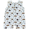 Boy's Sleeveless Romper Burgers 'n Dogs - Rompers - 1 - thumbnail