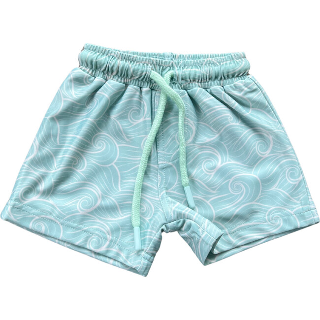 Boy's Swim Shorts Beach Wave