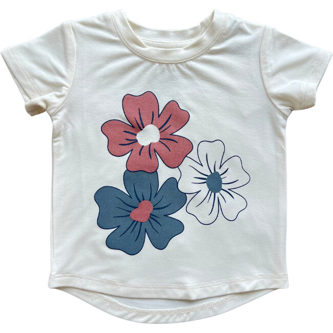 Girl's Short Sleeve Tee Daisy Bloom