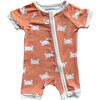 Summer Zip Romper Crab in Sunset - Rompers - 1 - thumbnail
