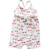Girl's Tie-Back Romper Retro Shades - Rompers - 1 - thumbnail