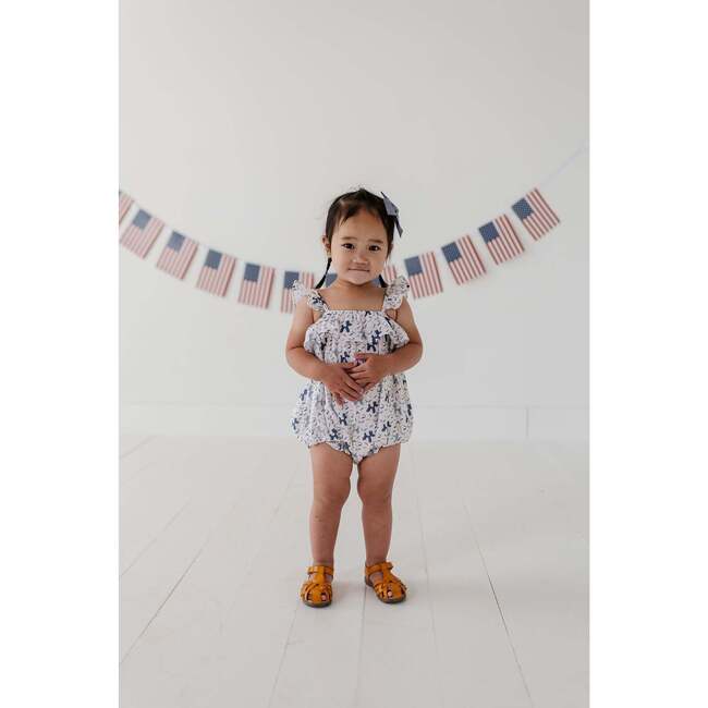 Gauze Bubble Romper Balloon Dogs