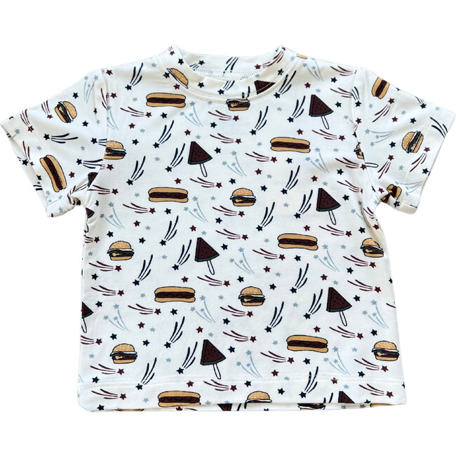 Boy's Short Sleeve Tee Burgers 'n Dogs
