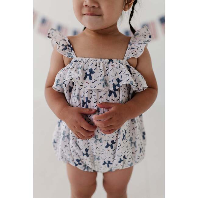 Gauze Bubble Romper Balloon Dogs - Rompers - 5