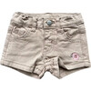Girl's Twill Shorts Khaki - Shorts - 1 - thumbnail