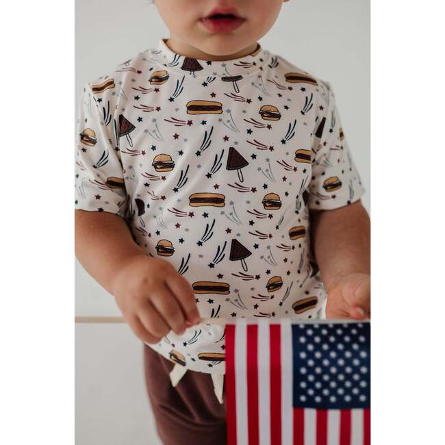 Boy's Short Sleeve Tee Burgers 'n Dogs - T-Shirts - 4