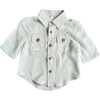 Boy's Utility Shirt Oyster - Button Downs - 1 - thumbnail