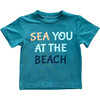 Boy's Short Sleeve Tee Sea You At The Beach - T-Shirts - 1 - thumbnail