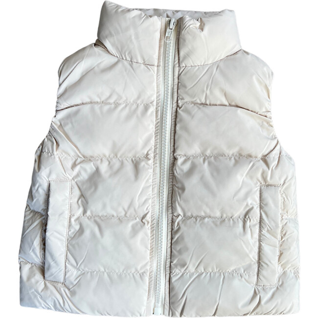 Puffer Vest Almond