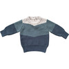 Colorblock Knit Sweater Slate - Sweaters - 1 - thumbnail