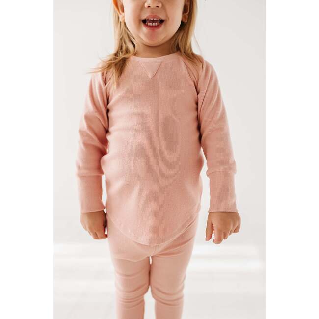 Ribbed Top Misty Rose