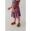 Skort Mini Stars in Dusty Mauve - Skirts - 5