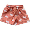 Boy's Swim Shorts Crab in Sunset - Swim Trunks - 1 - thumbnail